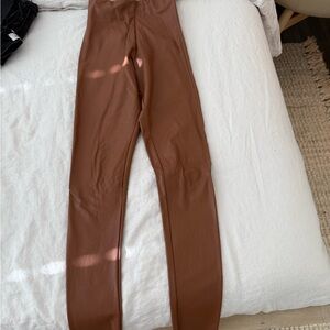 Commando faux leather tan Leggings